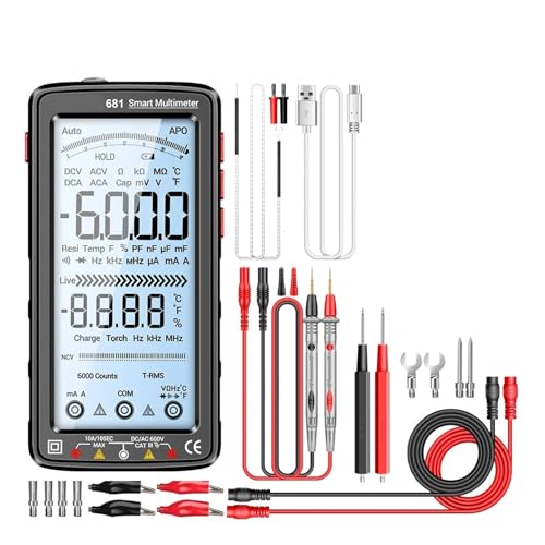 681/682/683 Pro 6000�J�E���g�d���e�X�^�[�d���v�[�d���f�W�^���}���`���[�^�[��ڐG�d�C����c�[��(681 Black pro)