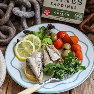 Shines Tinned Sardines in Olive Oil - 12 x 106g Cans