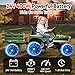 Okybaby 24V Ride on Tractor with Trailer, 400W Electric Car for Kids, Toddler Ride On Toy W/Remote Control, 3 Speed Adjustable, MP3, Bluetooth, LED Light, Green