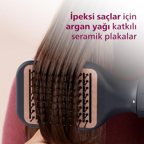 Philips AirStyler Serie 5000 – Haarstyler mit 5 Styling-Aufsätzen (Modell BHA530/00)