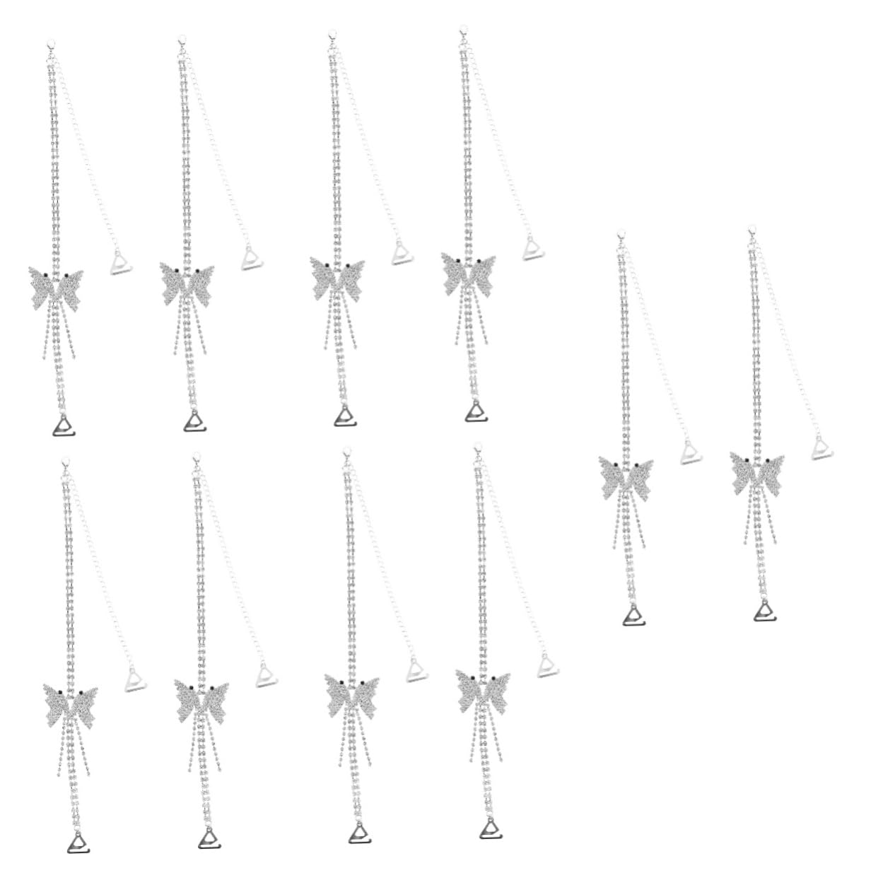 Healeved accesorios de sujetador mujer ropa interior ajustable elástico correas de vestir para vestido sin tirantes correas de reemplazo de sujetador pedrería