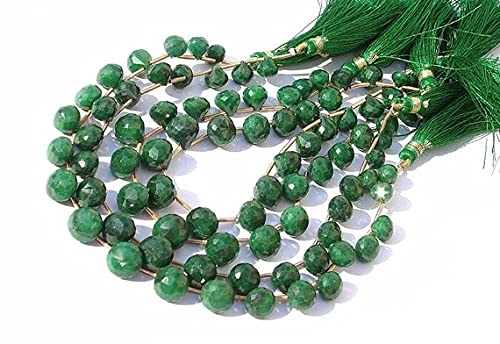 Perles ruby vert facettées pour concevoir vos bijoux de mariage