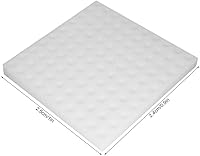 Vista 2 de Mumusuki Cubitos de esponja, herramienta de plantación de esponja hidropónica, clonador de espuma, reutilizable para macetas de red, aeroponía