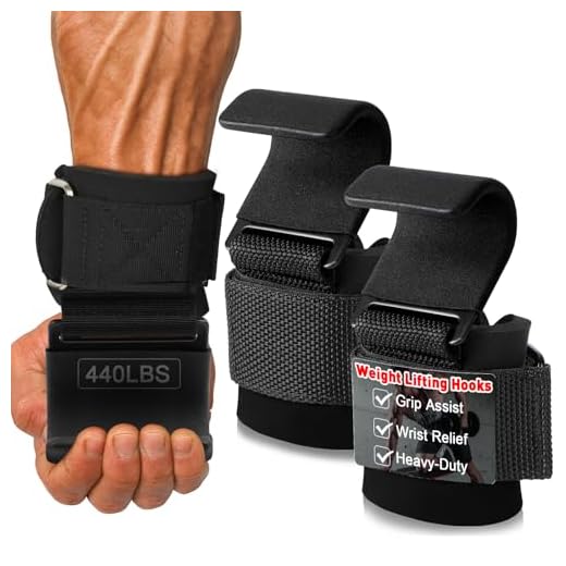 2 Pcs Weight Lifting Hooks, Heavy Duty Lifting Wrist Straps, Lifting Wrist Straps for Deadlift, Powerlift, Pull up bar, Liftups, Shrugs, Alternative in Fitness Gym Power Training, Not Scalable Hook