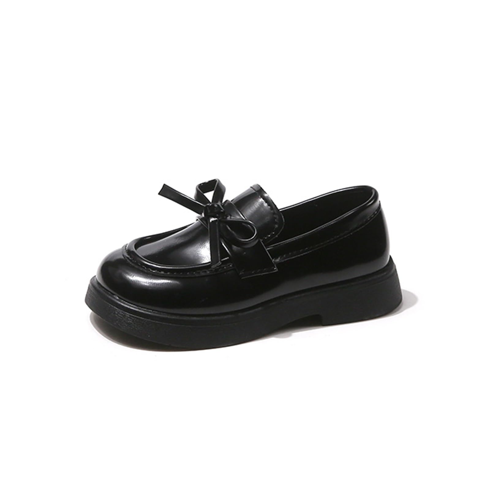 Toddler Girls Mary Jane Dress Shoes Little Kids Ballet Flats Bowkont Flower Wedding Party School Princess Shoes