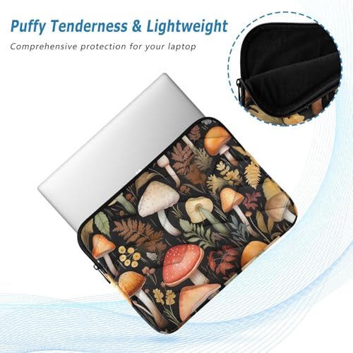 Funda para portátil 13-14 pulgadas con diseño de hongos miniatura 5