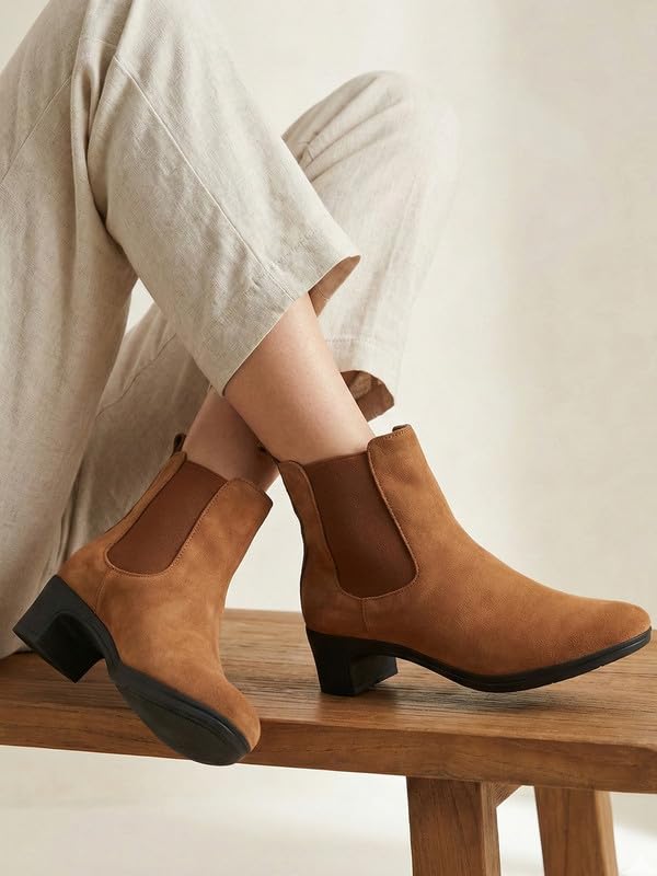 Image of FAUSTO Women Flared Heel Boots