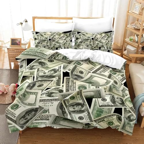 Parure de lit 3D Dollars : changez votre linge de maison terne pour un style unique - 2