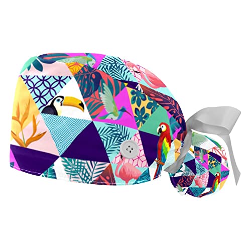 Chapeaux bouffants ajustables avec bandeau anti-transpiration pour le travail