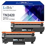 LxTek TN2420 TN 2410 Compatible Cartouche de Toner pour Brother TN 2420 TN2410 pour Brother DCP-L2510D MFC-L2710DW MFC-L2750DW DCP-L2530DW MFC-L2710DN HL-L2350DW MFC-L2730DW HL-L2310D (2 Noir)