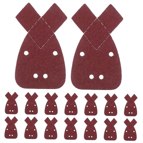 BESTYASH Animal Head Sander Pads 30pcs Grit Sanding Sheets Palm Sander Self-Adhesive Flocking Material