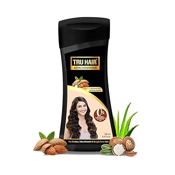 Tru Hair Biotin Conditioner With Shea Butter, Almond oil & Vitamin E for Damaged Hair | Contains 0% Parabens, Silicones & LLPs - 200 ML