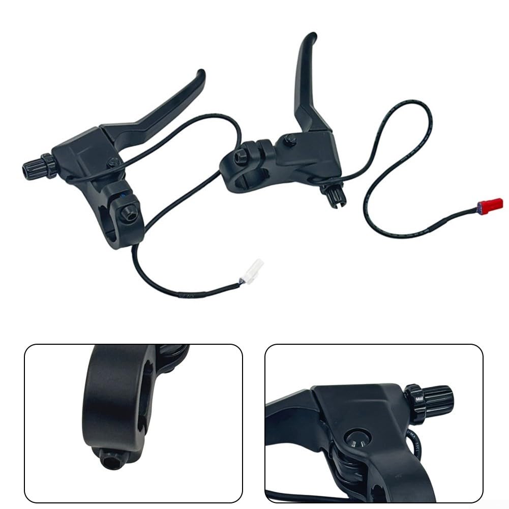 Ensemble de guidons de frein en alliage d'aluminium pour trottinette électrique Ninebot GT3, leviers gauche et droit pour barres standard de 22,2 mm, design résistant à l'usure (gauche