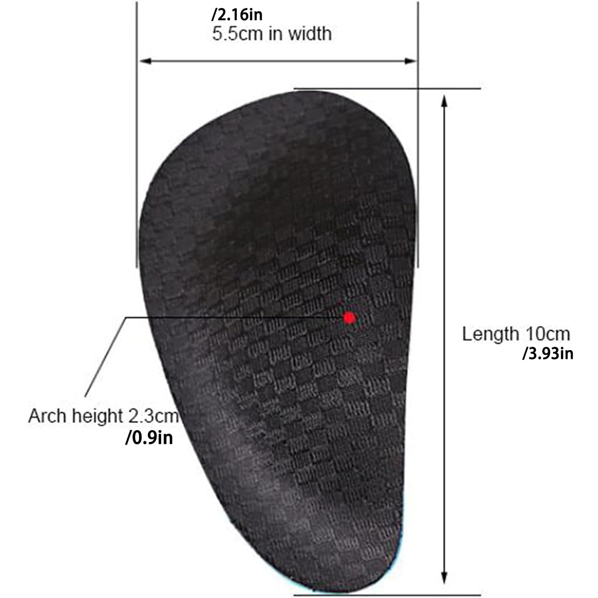 Semelles Orthopédiques Pieds Plats Support Soutien Voûte Plantaire Pour Pieds Plats Support Arch Fasciite Plantaire Douleur Au Talon Éperon (1 Paire)