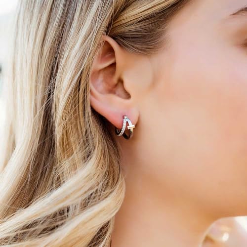 Montana Silversmiths Western Lifestyle Hoop Lever/Latch Earrings3