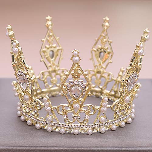 Tiara de perla hecha a mano para lucir como una reina en tu gran día 2