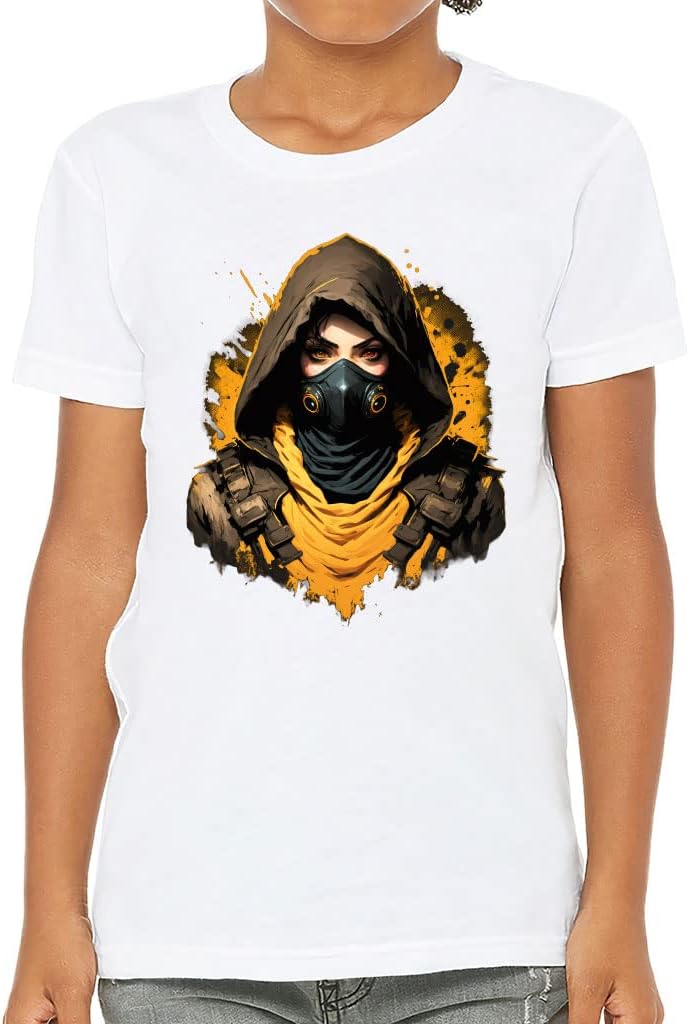 Ninja Design Kids' T-Shirt - Beautiful T-Shirt - Paint Tee Shirt for Kids