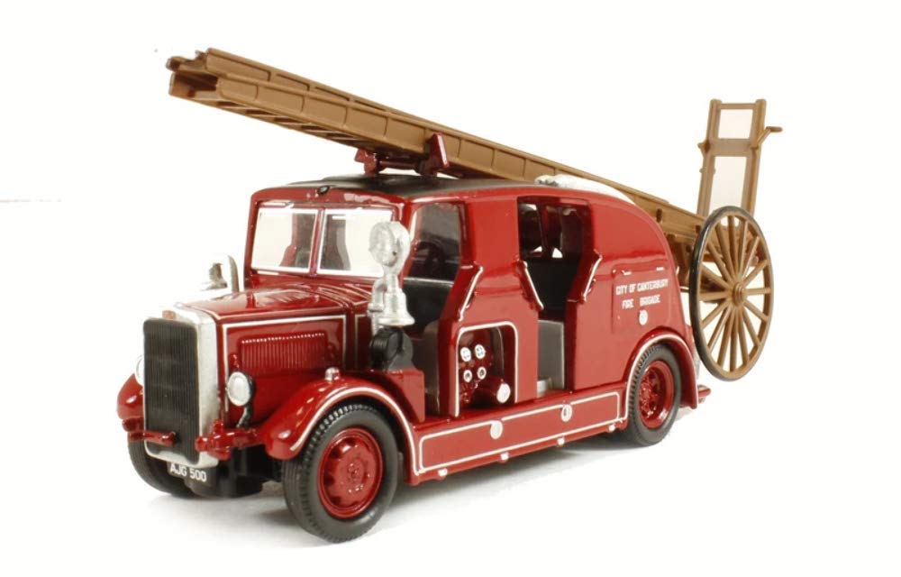 Oxford Diecast 76LC002 Leyland Cub FK7 City of Canterbury Fire