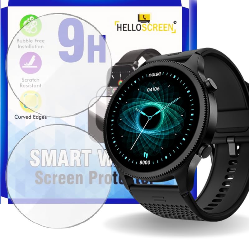 HELLOSCREEN |2 Pack| Smartwatch Screen Protector Guard For Noise Halo (1.43" inch)- 9H Hardness, Unbreakable TPU Film (NOT A TEMPERED GLASS) (B0CKLVM66Y) Amazon Price History, Amazon Price Tracker