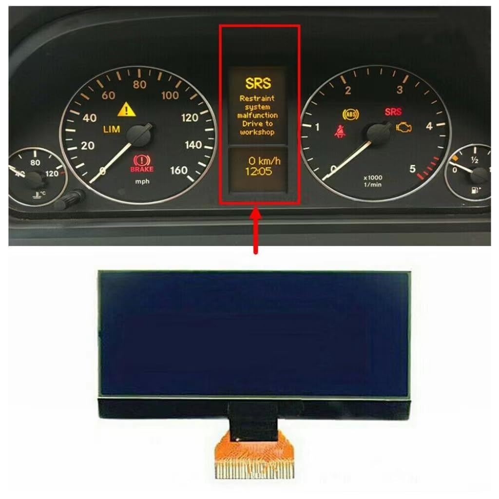 Instrument Cluster LCD Display Dashboard Screen Fit for Benz 2008-2011 B-Class W245, LCD Instrument Cluster for Mercedes Benz