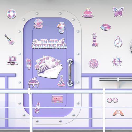 22 imanes decorativos con diseño de crucero y estilo de moda miniatura 4