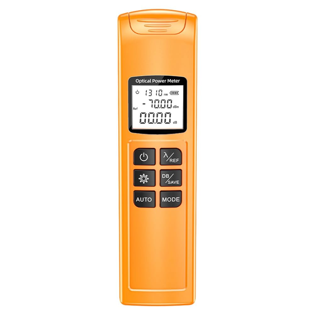 Jnchdghwa Orange G10 Rechargeable Battery Opm Ftth Fiber Optic Power Meter With Flash Light Fc/Sc/Optical Power Meter -70+10Dbm