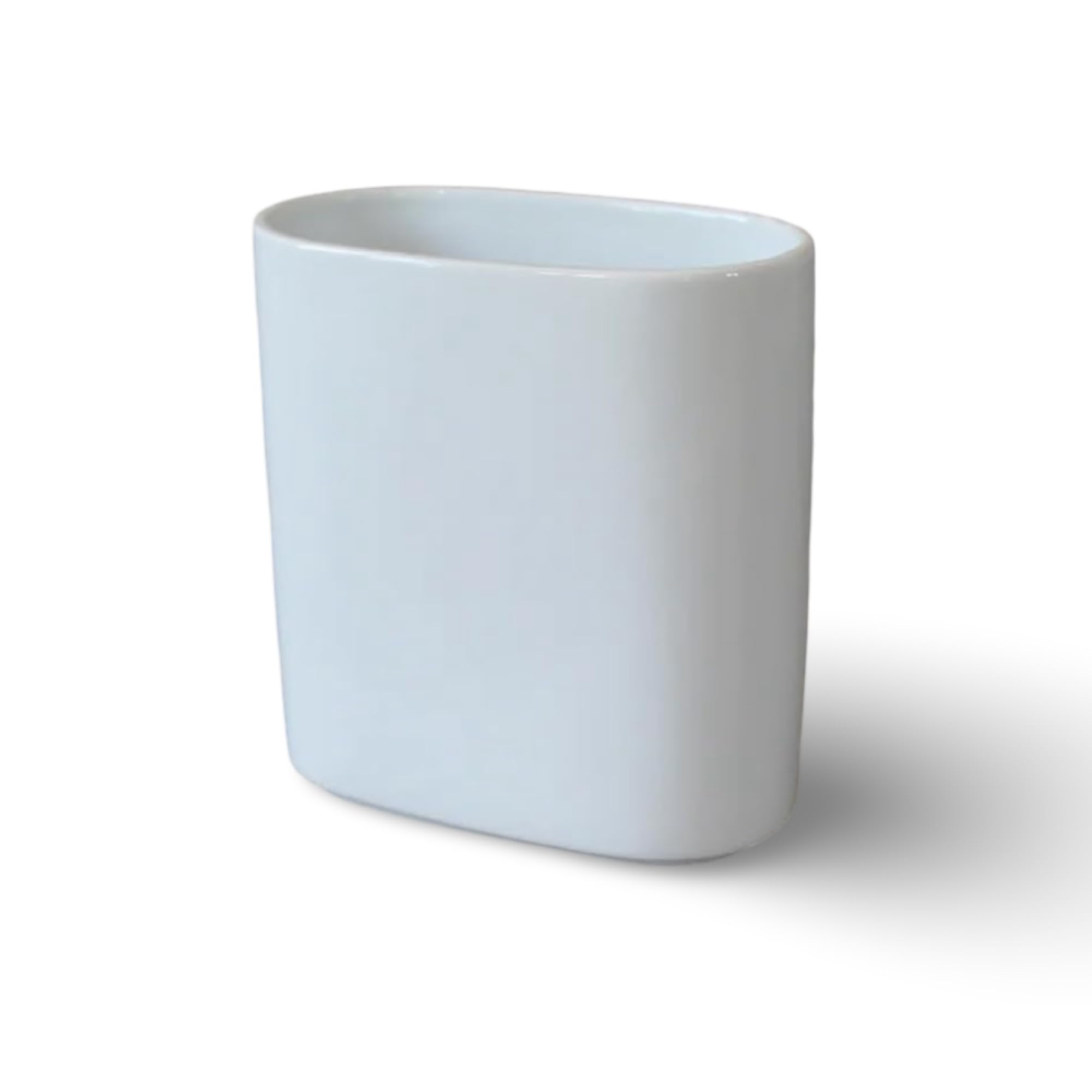 Murchison-Hume White Ceramic Brush Caddy with Drain Holes