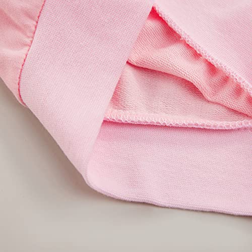 Toddler Baby Boy Girl Valentine's Day Clothes Love You More Heart Sweatshirt Hoodies Pullover Shirts Tops (Pink Love Bug, 3-6 Months) #TOP5