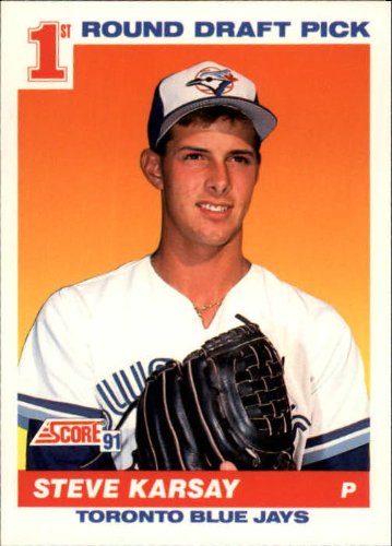 Amazon.com: 1991 Score Baseball Rookie Card #675 Steve Karsay