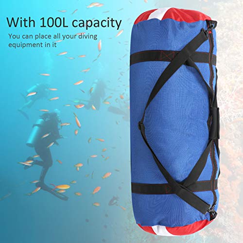 Bolsa de armazenamento de mergulho, bolsa de malha anti-ferrugem, para homem, mulher, mergulho(blue)