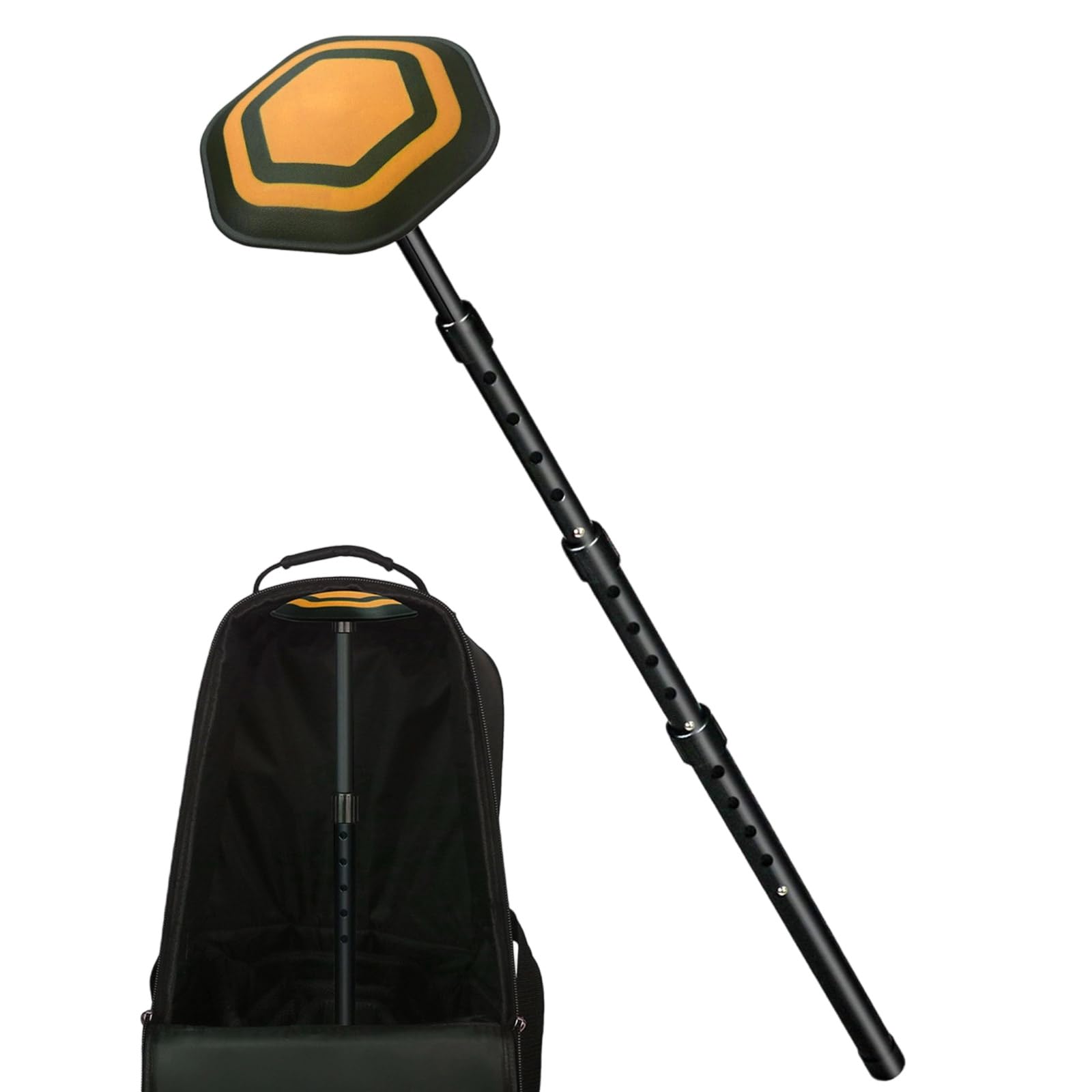 Golf pieghevole portatile Base antiscivolo montaggio rapido telaio telescopico alluminio 4 sezioni Golf portatile