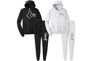 Personalized Mr. and Mrs. Honeymooners Set (Black Mr.- White Mrs.)