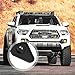 povtii Tri-Color Grille Decor Badge, Personalized Creative Grille Insert Trims, Front Grille Decoration Compatible with 4 Runner Highlander RAV4, Exterior Car Accessories (Style D)