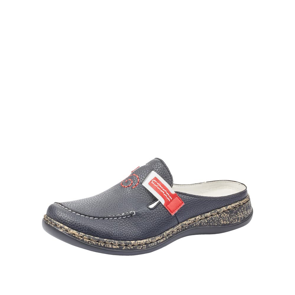 Rieker Dames 46393 klompen, zwart zwart 00, 39 EU