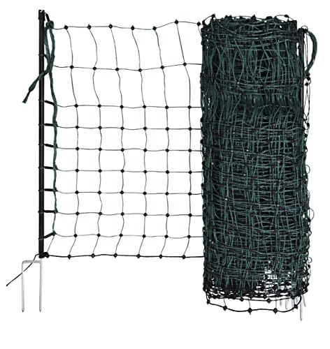 Preisvergleich Produktbild Kerbl 292222 Kaninchennetz 50 m, 65 cm Doppelspitze, grün