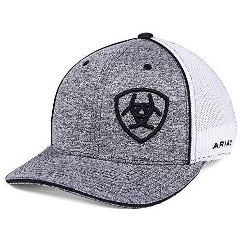 Ariat Men's Gray Heather Cap, Black, One Size