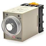 Baomain AC 110V AH3-3 Time Delay Relay Solid State Timer 8 Pins 60Min with Socket