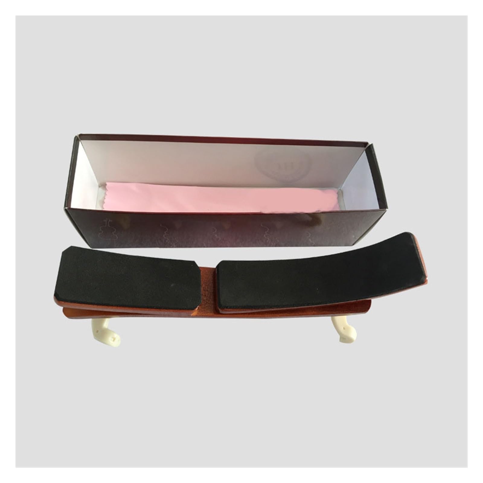 Soporte de hombro para violín Soporte de hombro para violín, aleación de carga, almohadilla de hombro de violín elástica fija, arrastre de hombro de curvatura grande (Color : 1/8)