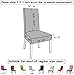 NORTHERN BROTHERS Chair Covers for Dining Room 8 Pack Chair Slipcovers Stretch Chair Covers Protector Cover for Hotel, Dining Room, Banquet (Light Grey)
