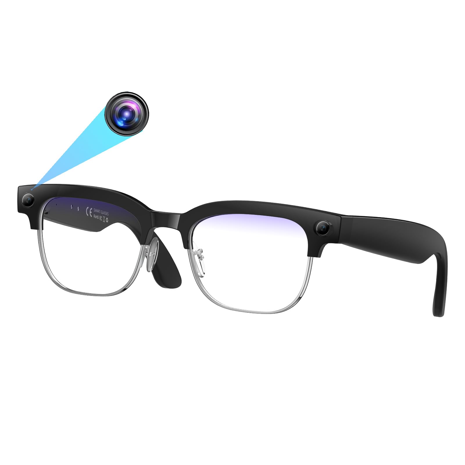 Amazon.com: Giinova 800W Ai Smart Glasses with Camera 1080P HD