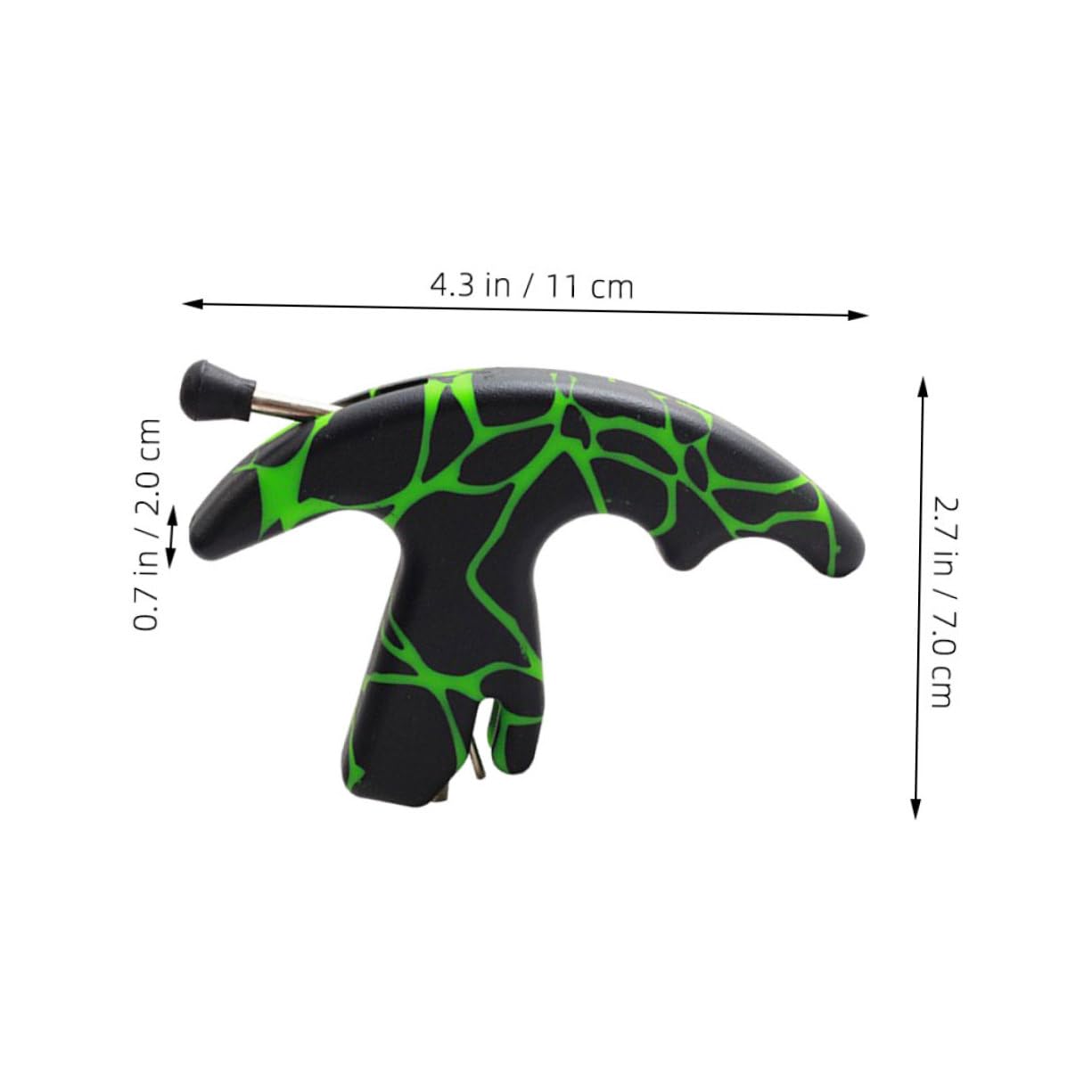 HANABASS Compound Fitting Supplies Metal Releaser Replacement Finger Protector