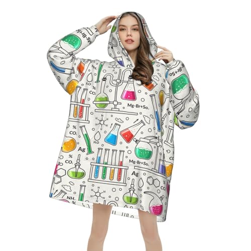 Sweat à capuche couverture flanelle pour stopper le froid en intérieur