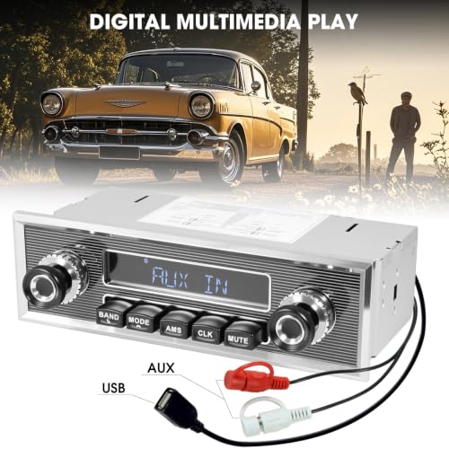 Bluetooth Retro Radio for Classic Cars