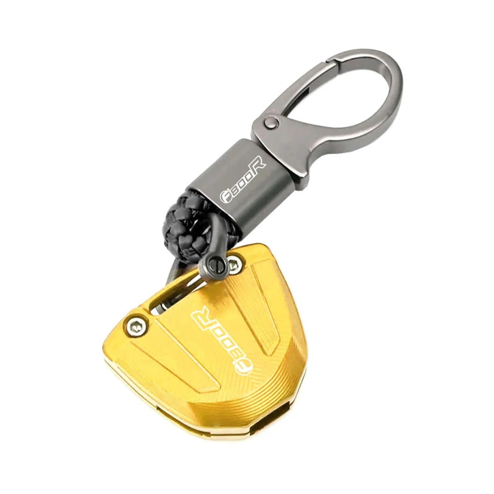 Llavero Moto,Creativa Llavero para F800R F 800R Accesorios CNC De Motocicleta Funda para Llave Llavero De Protección(1Set B103 Gold)