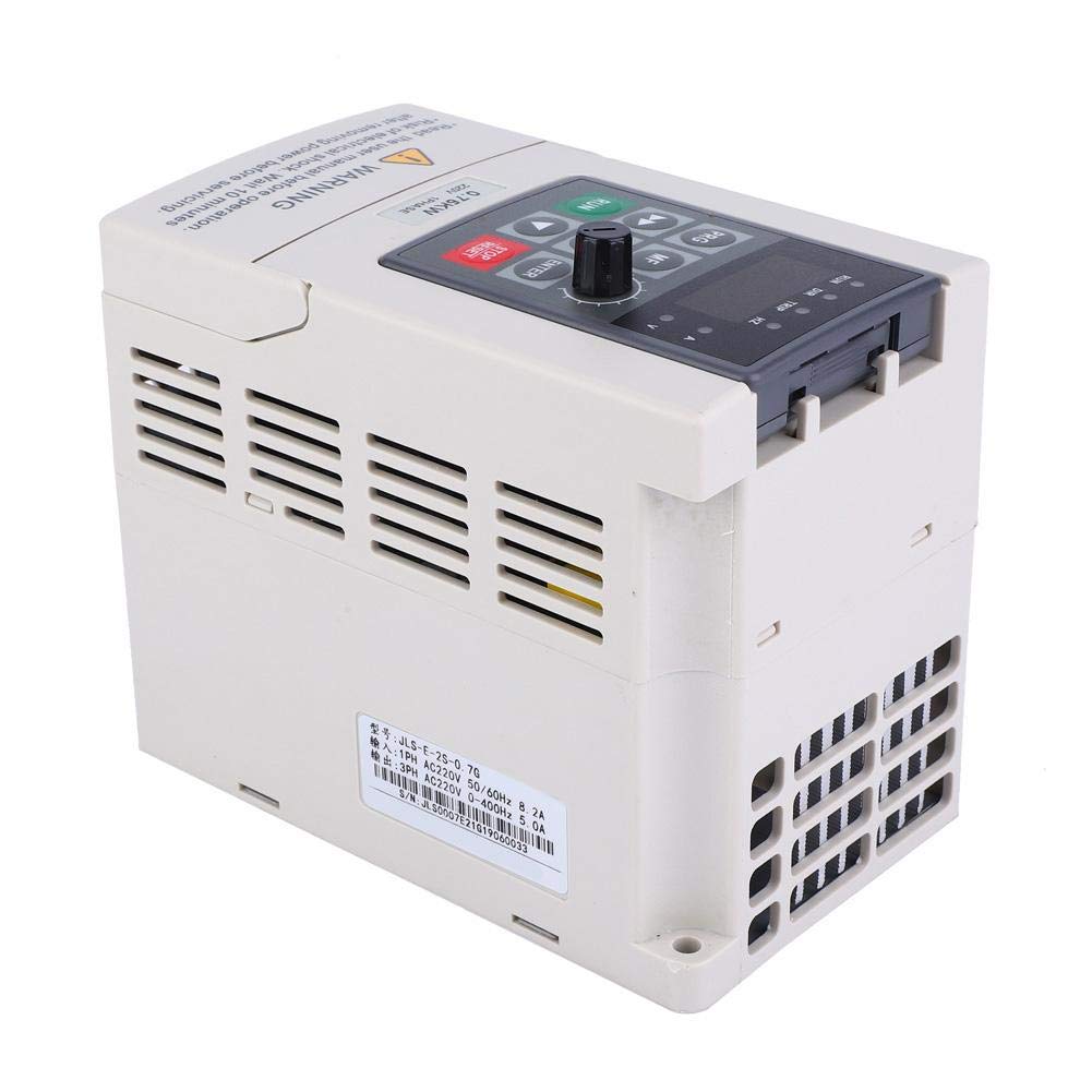 VFD-Wechselrichter, 220 V 0,75 kW VFD-Frequenzumrichter 1-Phasen-Eingang 3-Phasen-Ausgang PWM-Steuerung