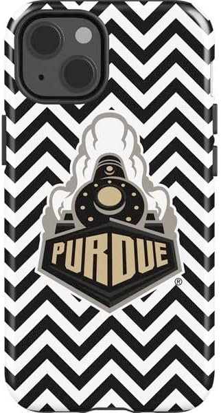 Skinit Impact Phone Case Compatible with iPhone 14 - Officially Licensed Purdue Gold Signature Logo Design