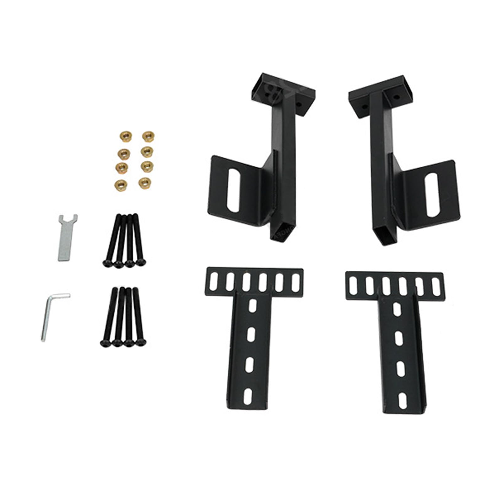 Sturdy Carbon Steel Headboard Brackets Home Accessory for Twin Full King Bed Frame Easy to Installation Designs Headboard Attachment