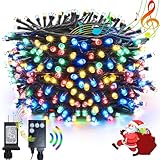 Toodour 82FT 200 LED Christmas Lights Outdoor, Indoor String Lights With Music, Motion Sensor Multicolor Tree Light - Holiday Decorative for Yard Bedroom Home Party Xmas Decor