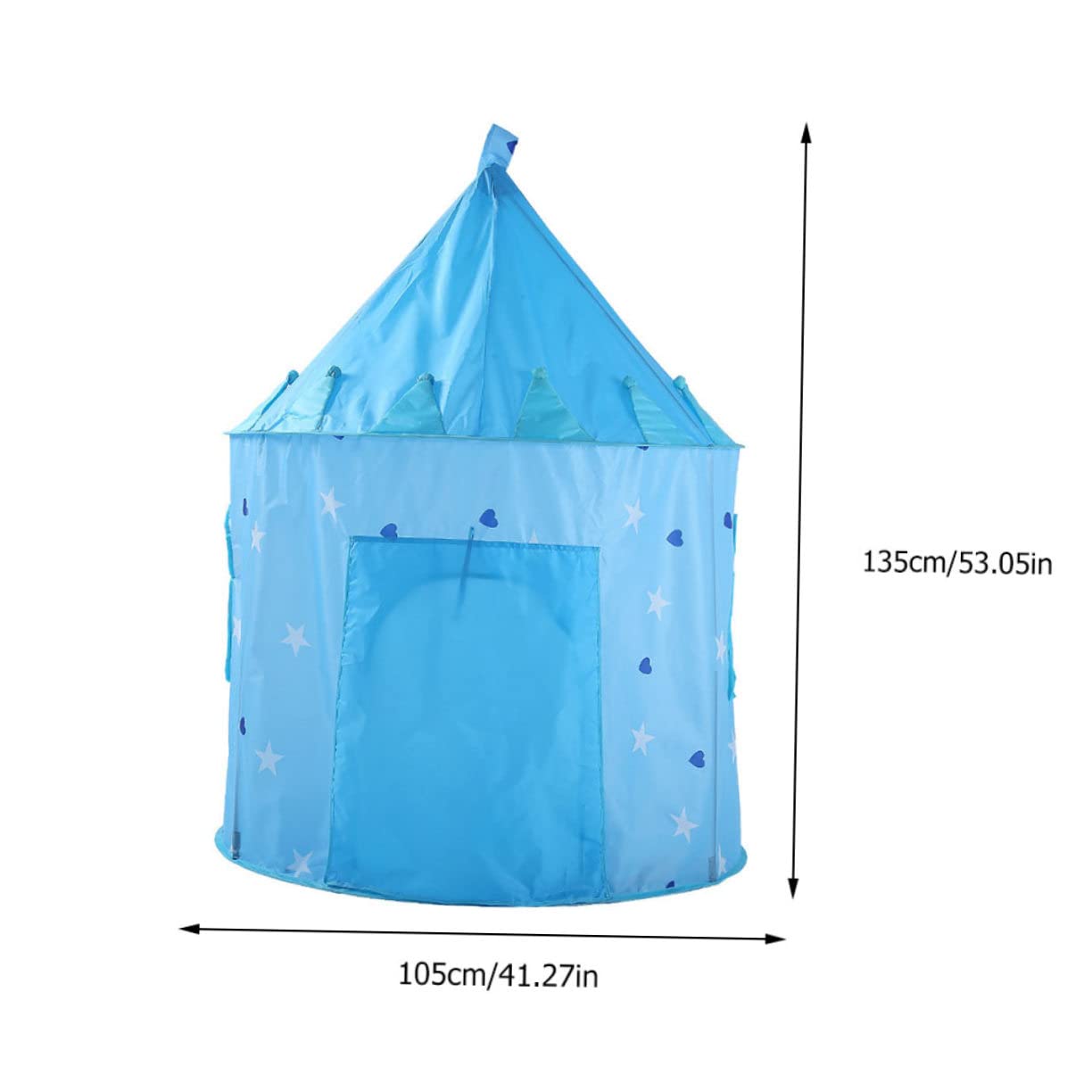 Tienda de Campaña para Niños de Tela Portátil Azul y Rosa