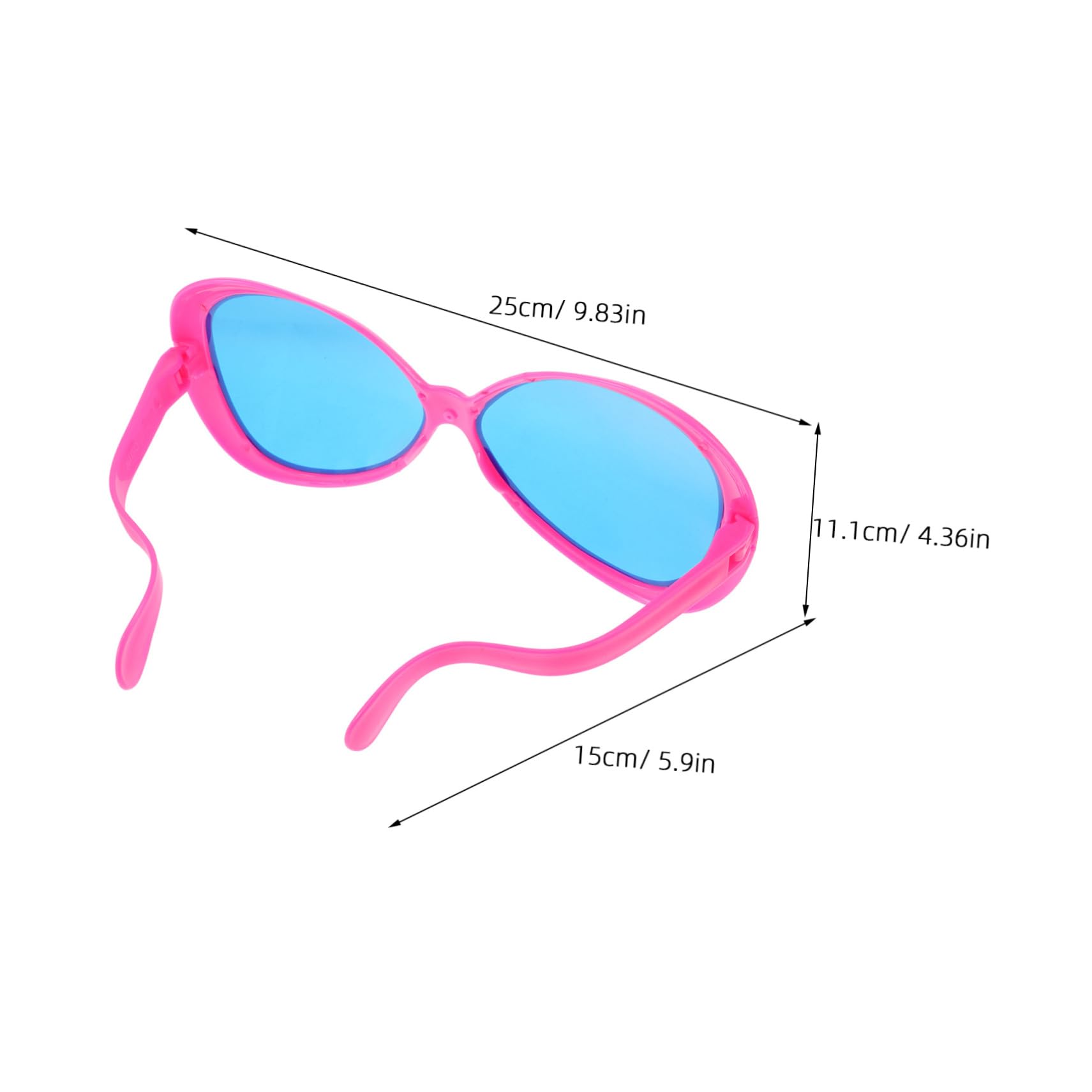 Hemoton Hawaiian Funny Sunglasses for Summer Glasses Tropical Style for Parties Events Beach Fun